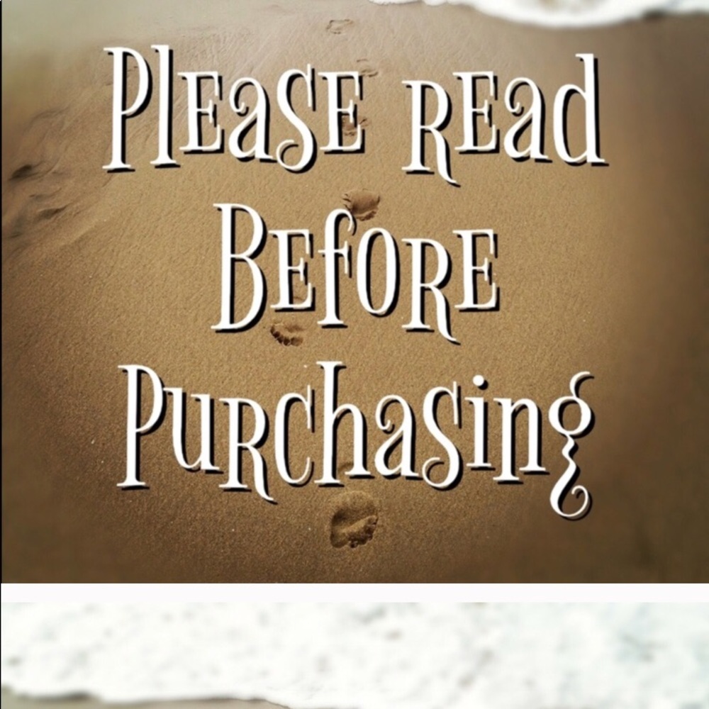 Please Read Before Purchasing